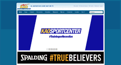 Desktop Screenshot of kaosportcenter.com